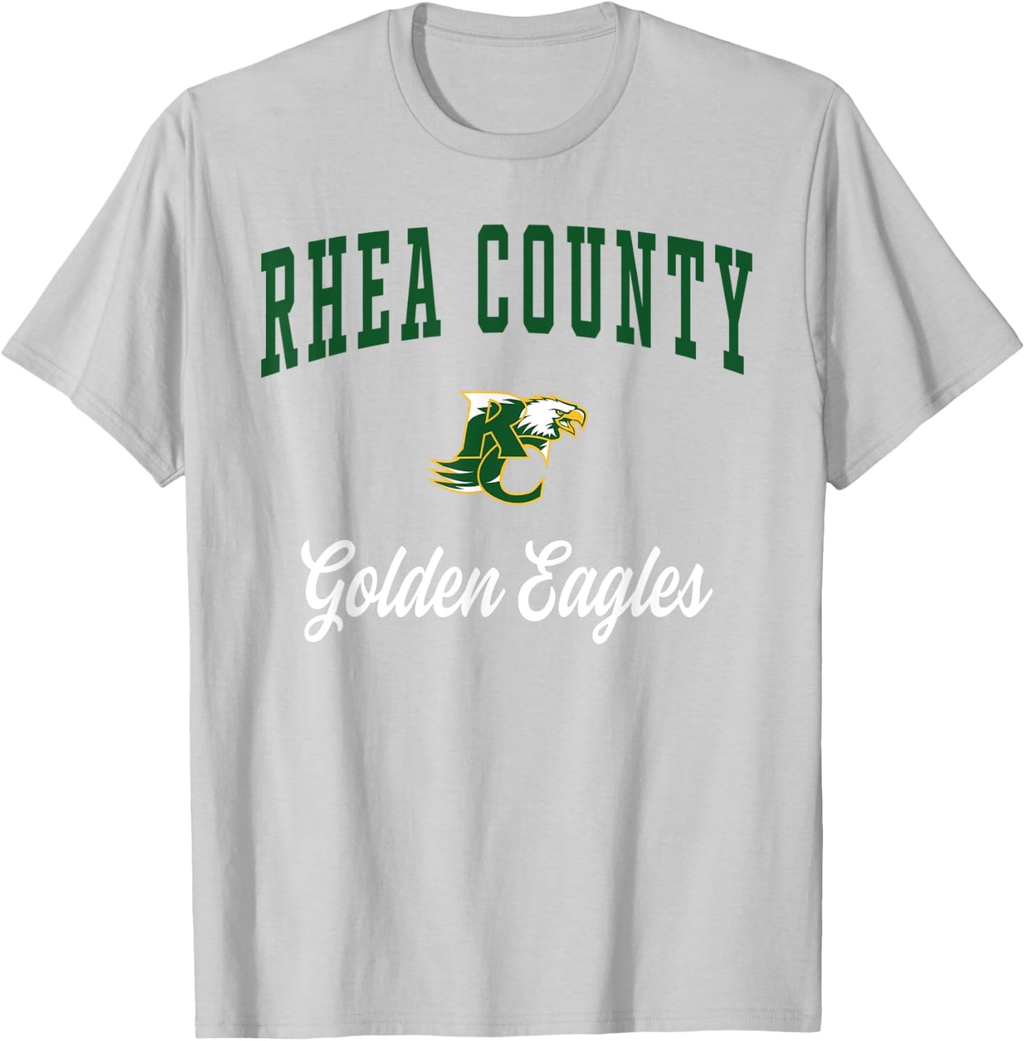 Rhea County High School Golden Eagles T-Shirt - T-Shirt | Ash