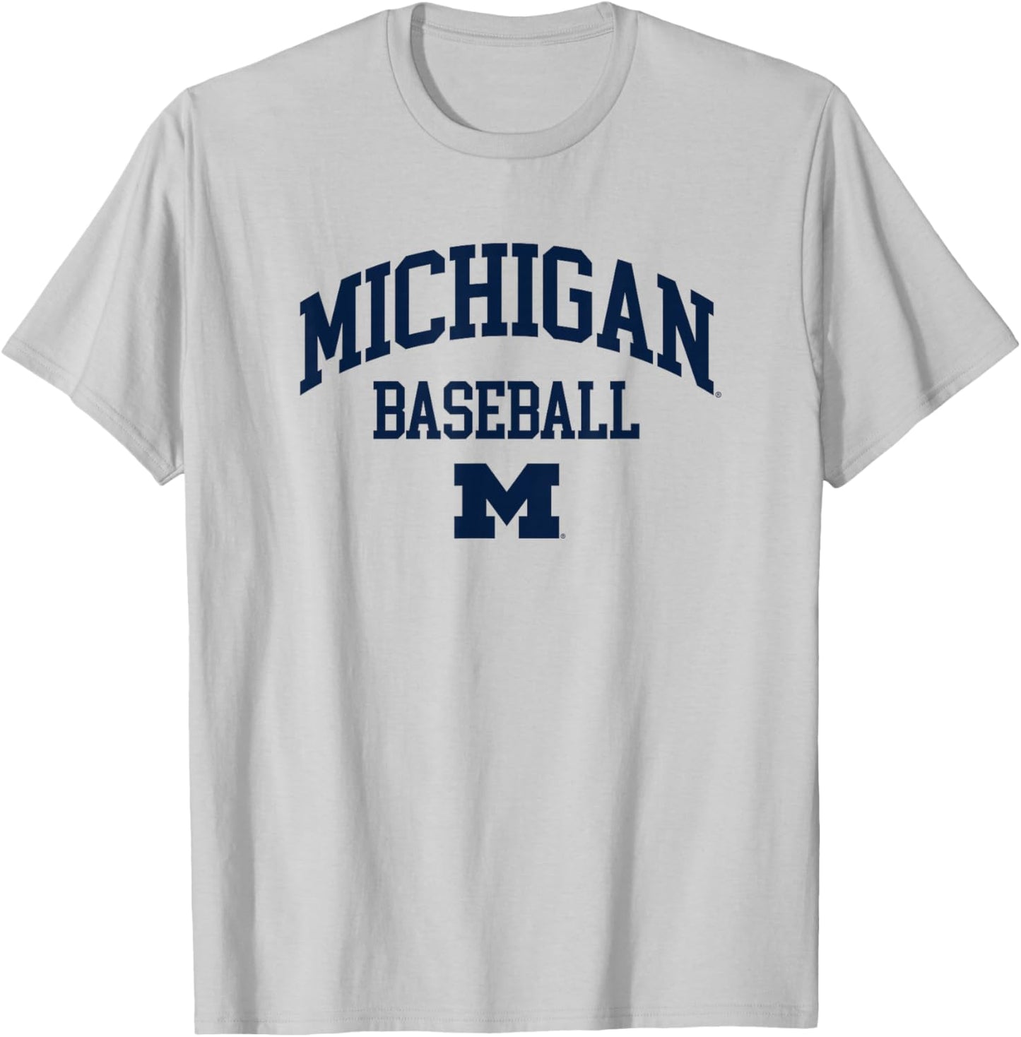 University of Michigan Wolverines U of M Baseball T-Shirt - T-Shirt | Ash