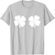 Shamrock Boobs 4 Leaf Clover Saint St. Patrick's Paddys Day T-Shirt - T-Shirt | Ash