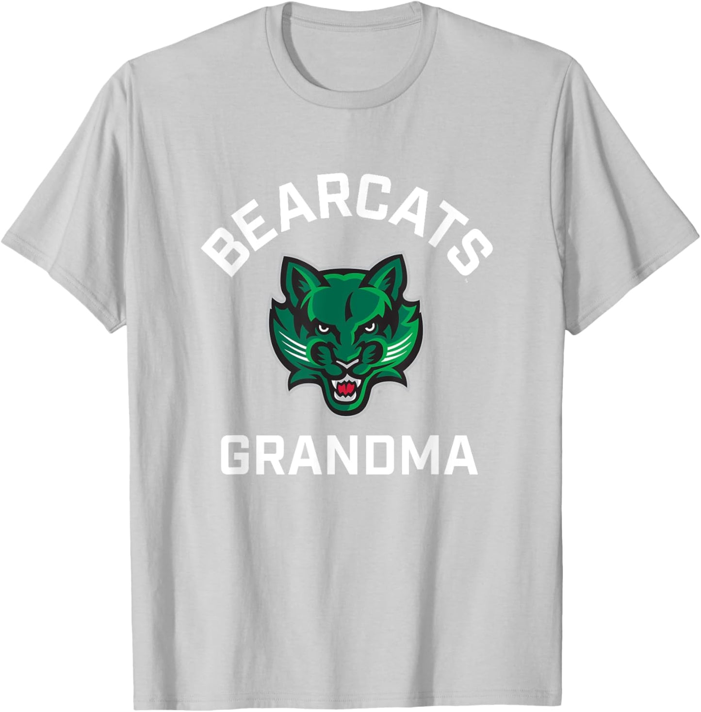 Binghamton University Bearcats Arched Grandma T-Shirt - T-Shirt | Ash