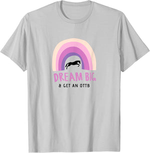 Off Track Thoroughbred, OTTB T-Shirt - T-Shirt | Ash