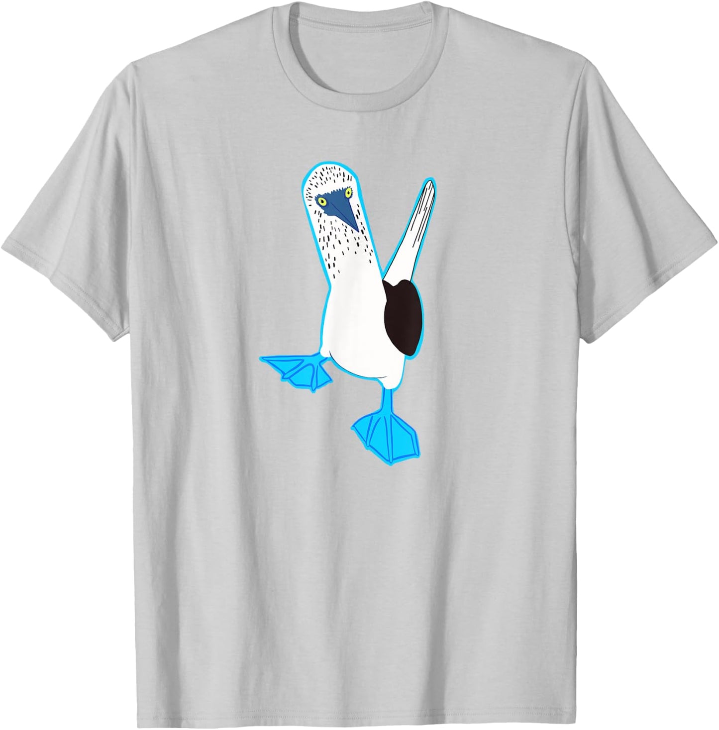 Funny Blue-Footed Boobie T-Shirt - T-Shirt | Ash