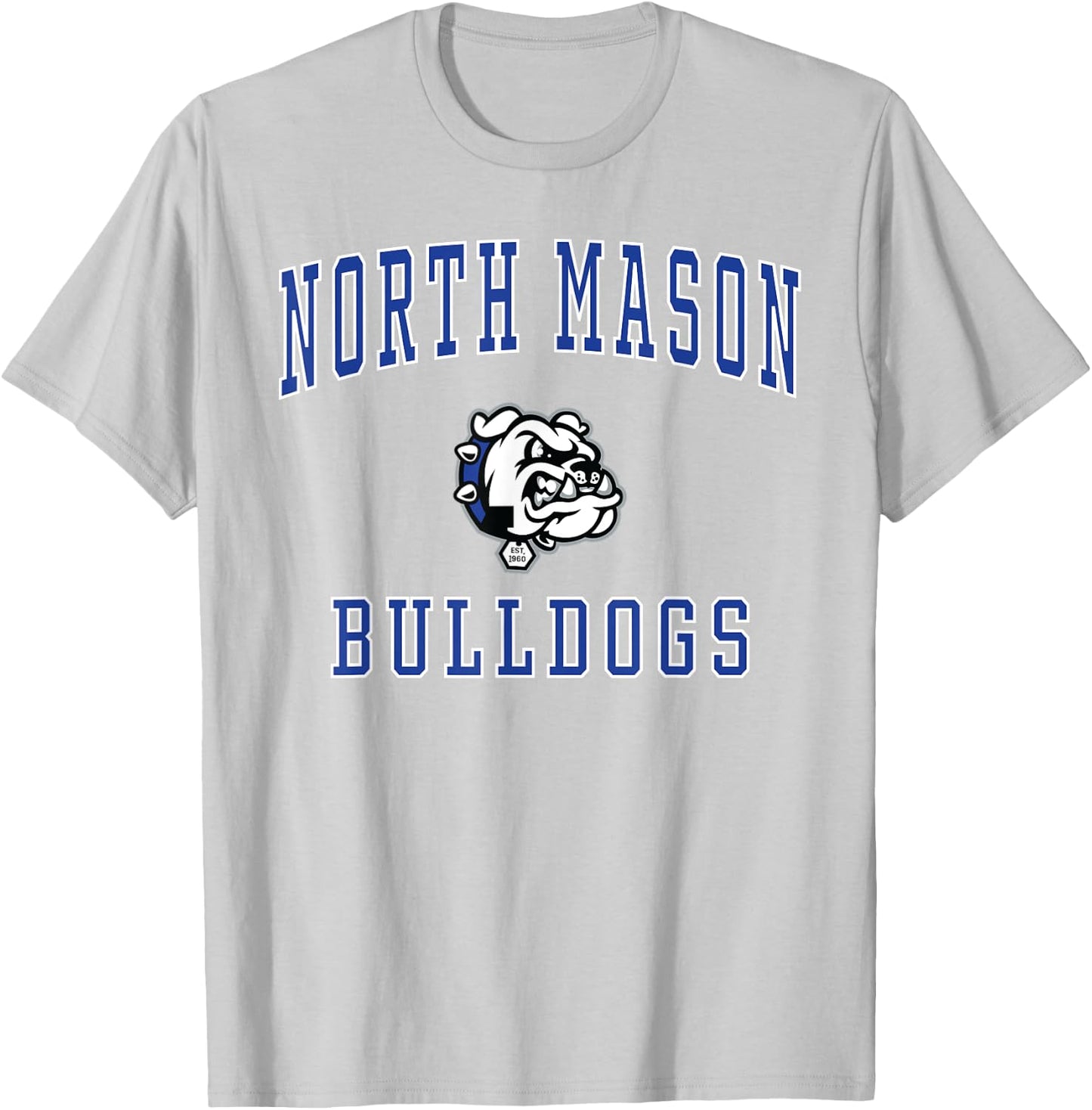 North Mason High School Bulldogs T-Shirt - T-Shirt | Ash