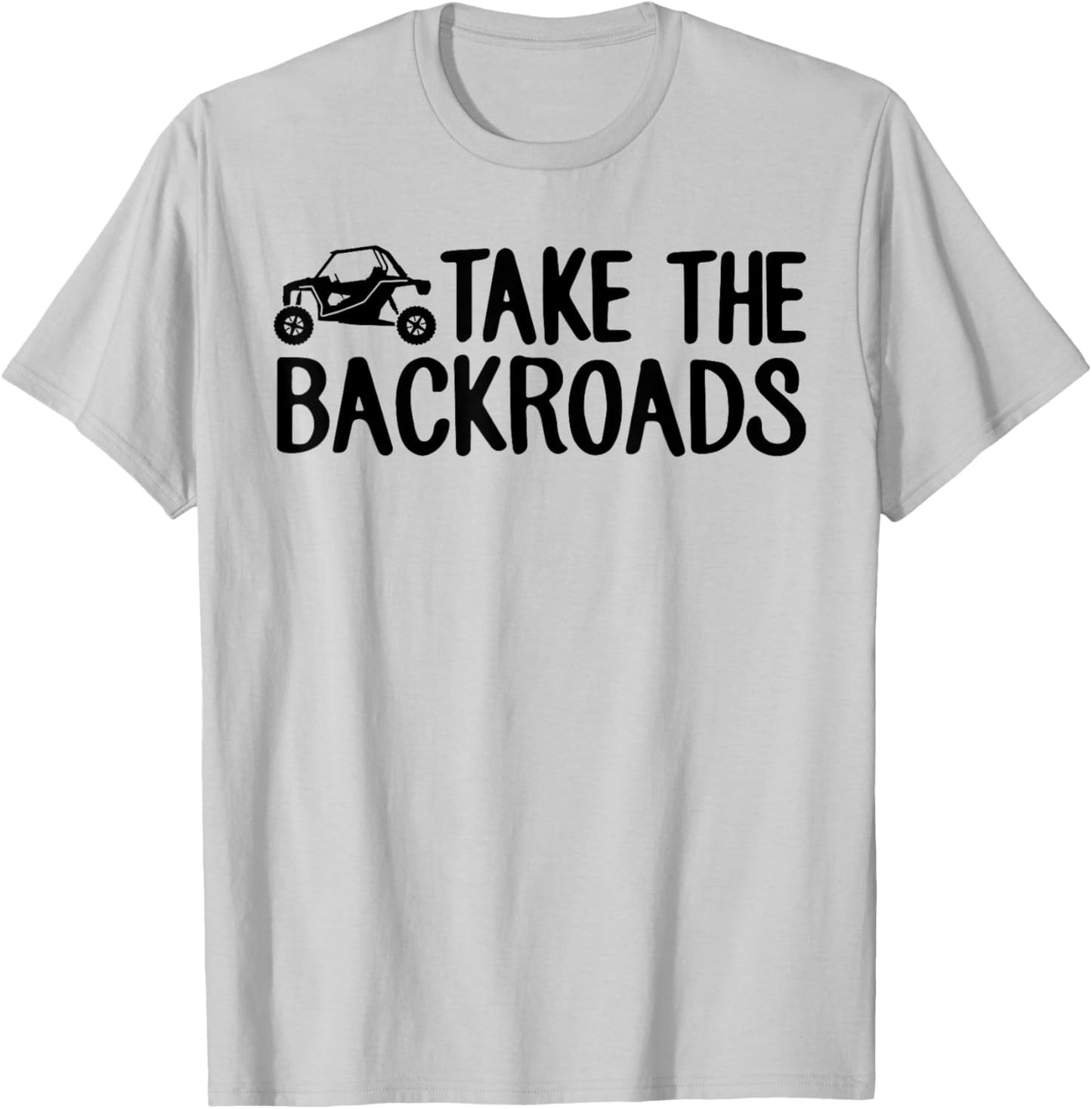 Take The Backroads Off-road T-Shirt - T-Shirt | Ash