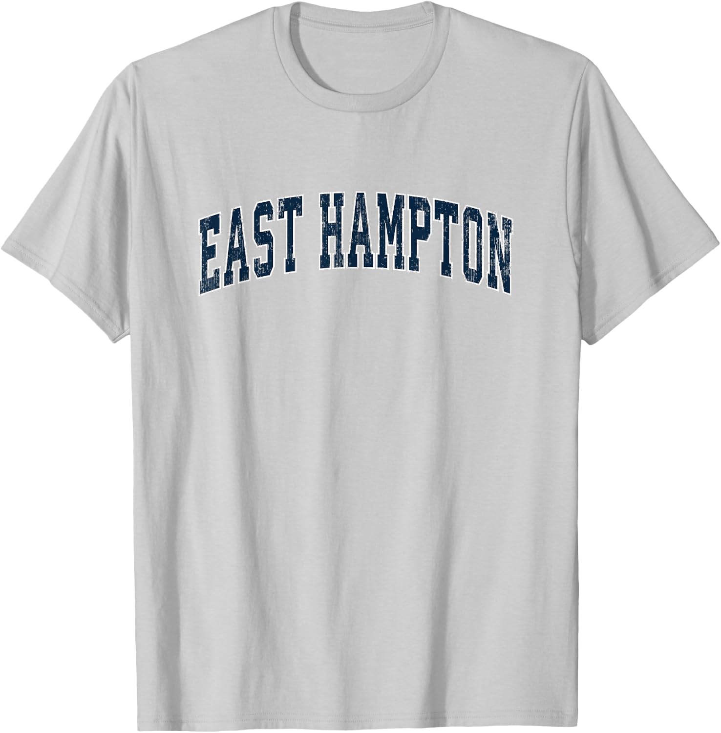 East Hampton New York NY Vintage Sports Design Navy Design T-Shirt - T-Shirt | Ash