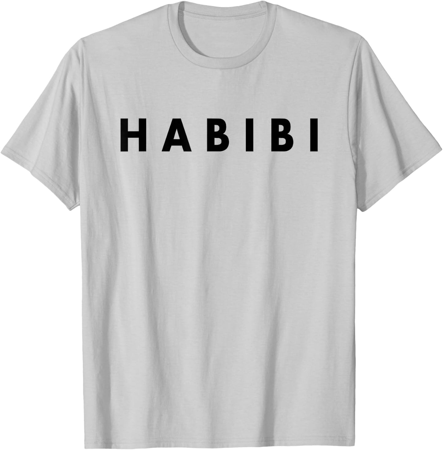 HABIBI Grey -Adults Classic Fit T-Shirt - T-Shirt | Ash