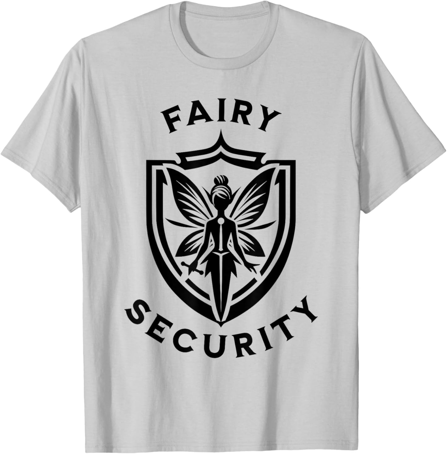 Fairy Security Halloween Costume Mom Dad Adult Big Daughter T-Shirt - T-Shirt | Ash
