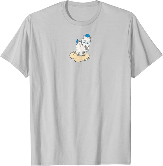 Disney Hercules Cute Little Pegasus Floating Chest Portrait T-Shirt - T-Shirt | Ash
