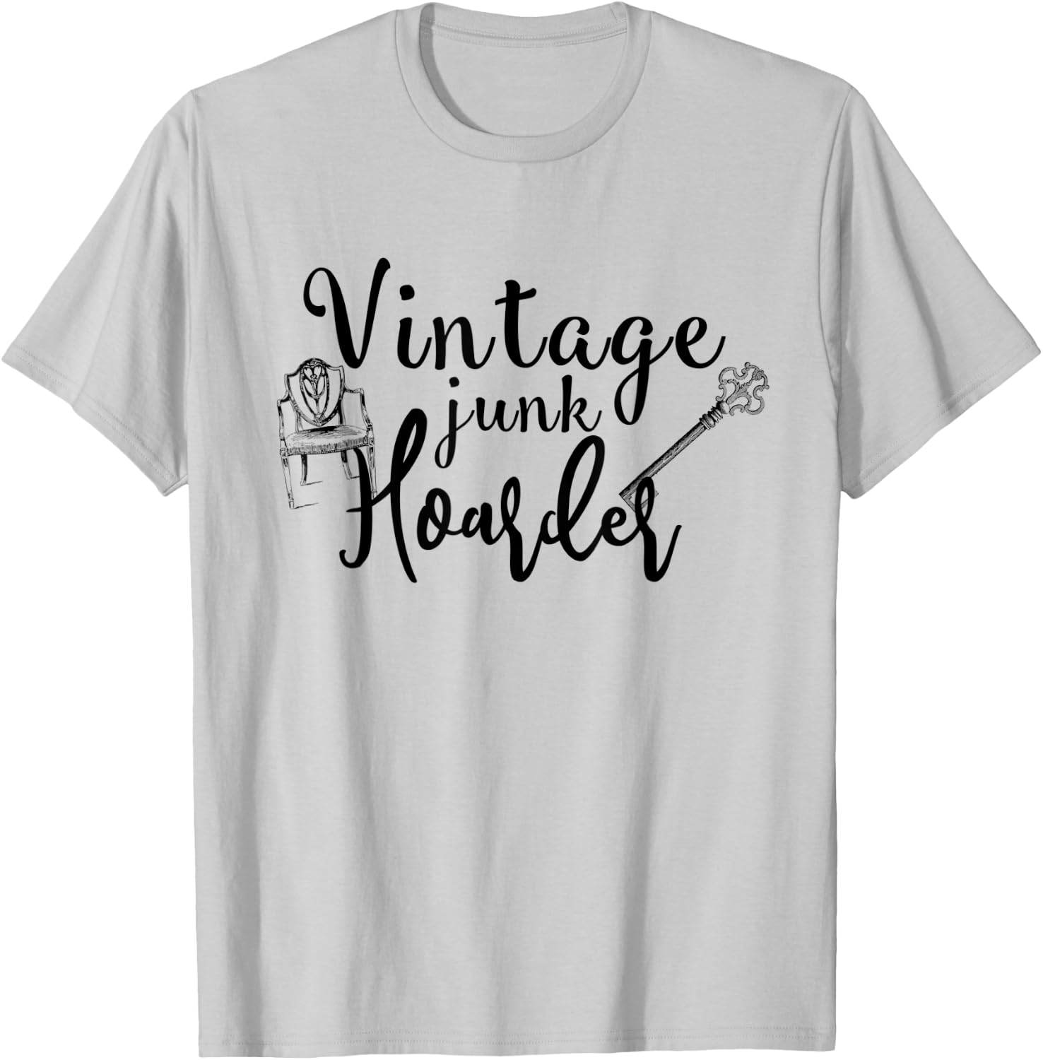 Vintage Junk Hoarder Love Junk Junkin Treasure Hunter T-Shirt - T-Shirt | Ash