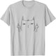 Flip Off Cat, Middle Finger Cat Men Women T-Shirt - T-Shirt | Ash