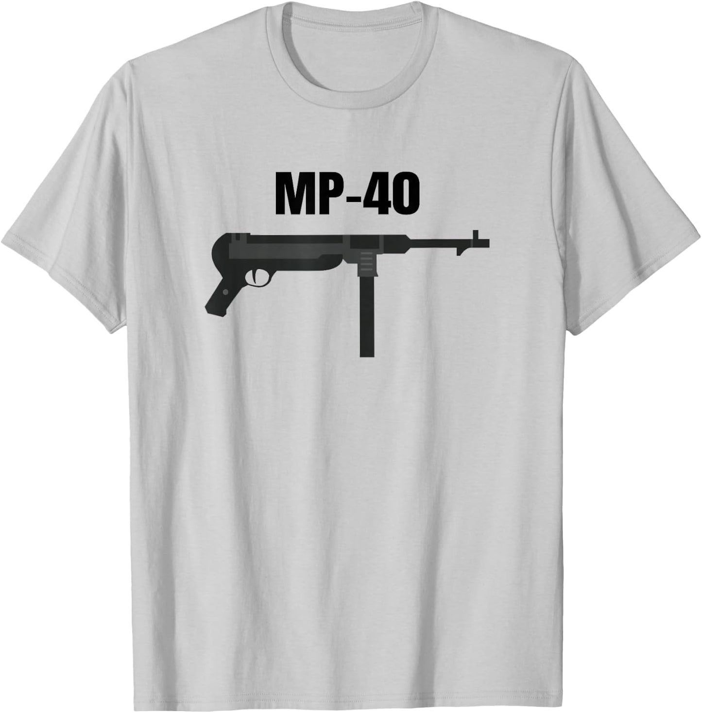 MP-40 MP40 WW2 Military History Gifts T-Shirt - T-Shirt | Ash