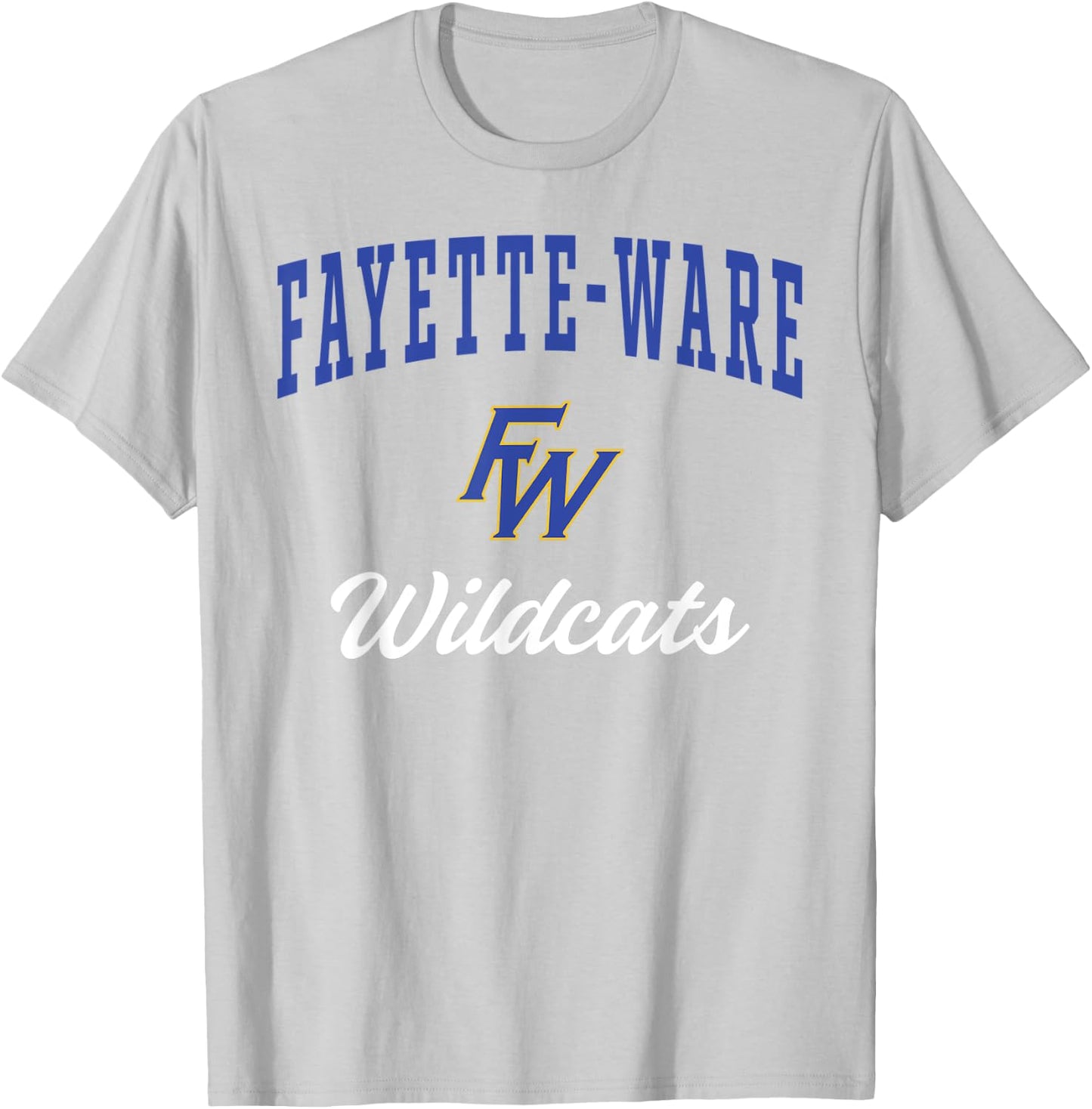 Fayette-Ware High School Wildcats T-Shirt - T-Shirt | Ash