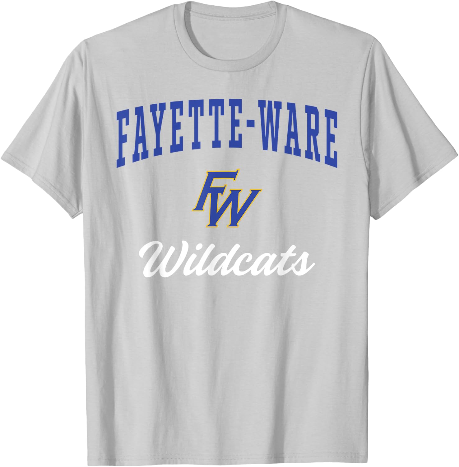 Fayette-Ware High School Wildcats T-Shirt - T-Shirt | Ash