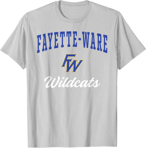 Fayette-Ware High School Wildcats T-Shirt - T-Shirt | Ash