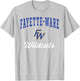 Fayette-Ware High School Wildcats T-Shirt - T-Shirt | Ash