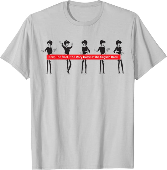 The English Beat Keep The Beat T-Shirt - T-Shirt | Ash