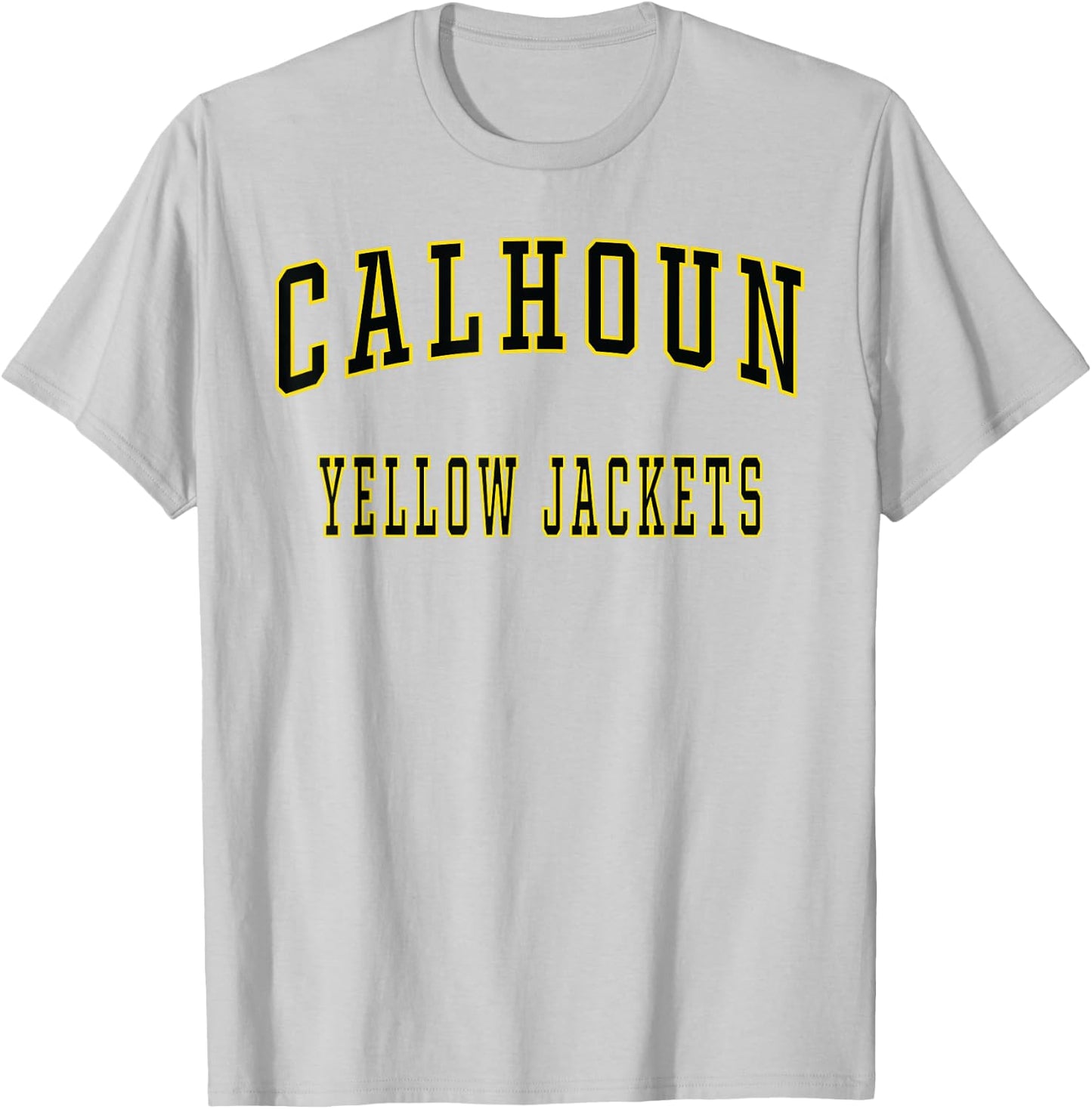 Calhoun High School Yellow Jackets T-Shirt - T-Shirt | Ash