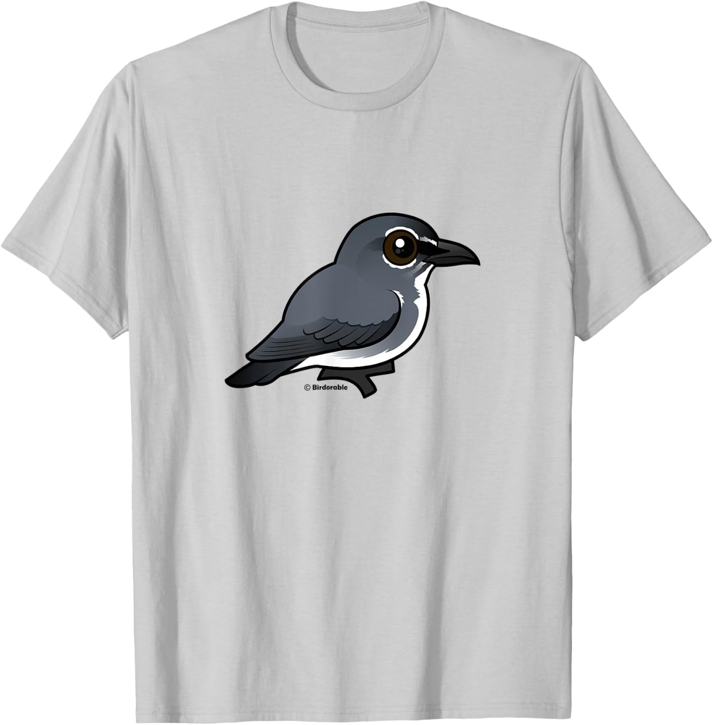 Cute Cartoon Spectacled Flowerpecker Bird Lover Gift T-Shirt - T-Shirt | Ash