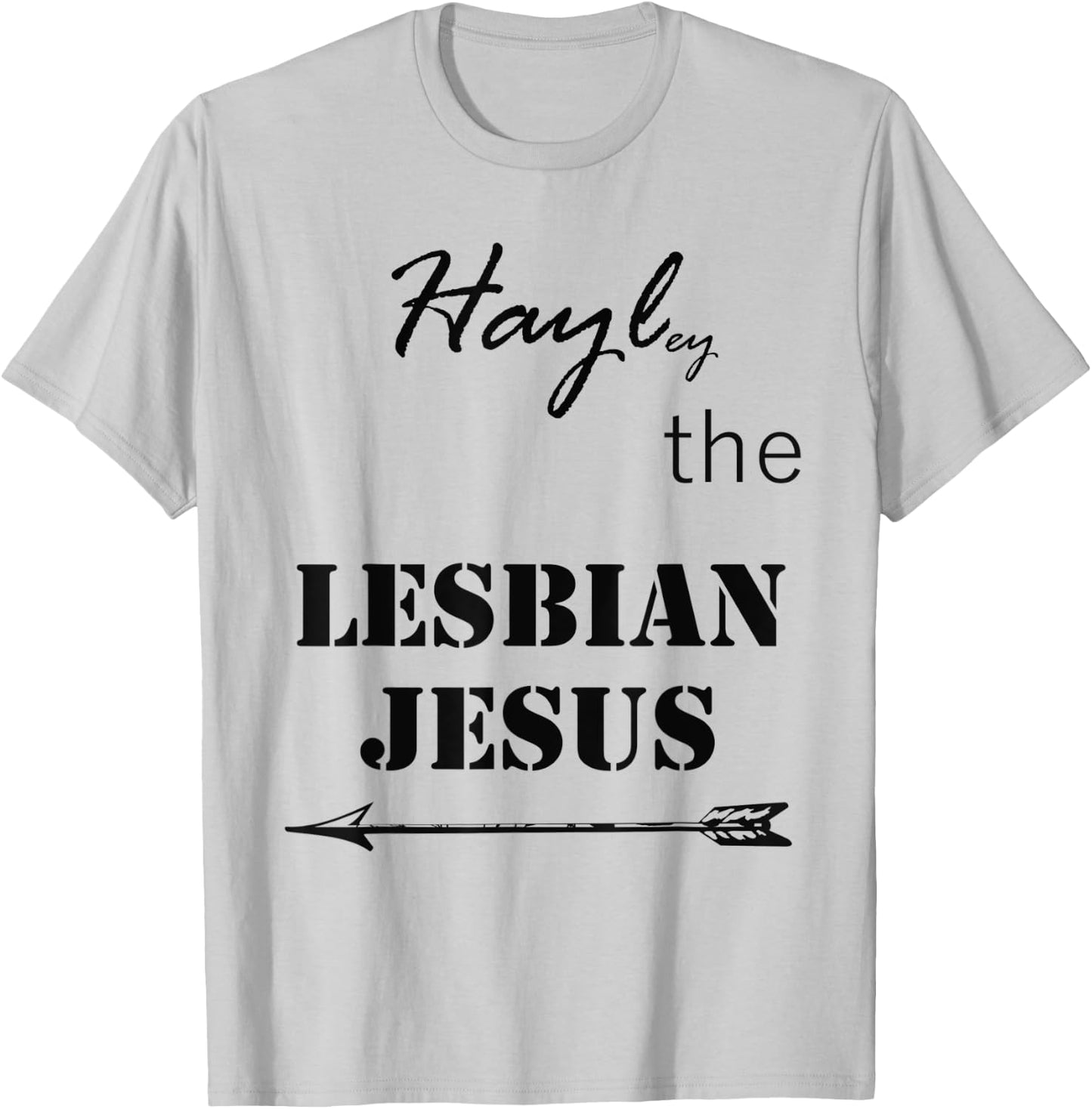 Hayley Merch - The Lesbian Jesus T-Shirt - T-Shirt | Ash