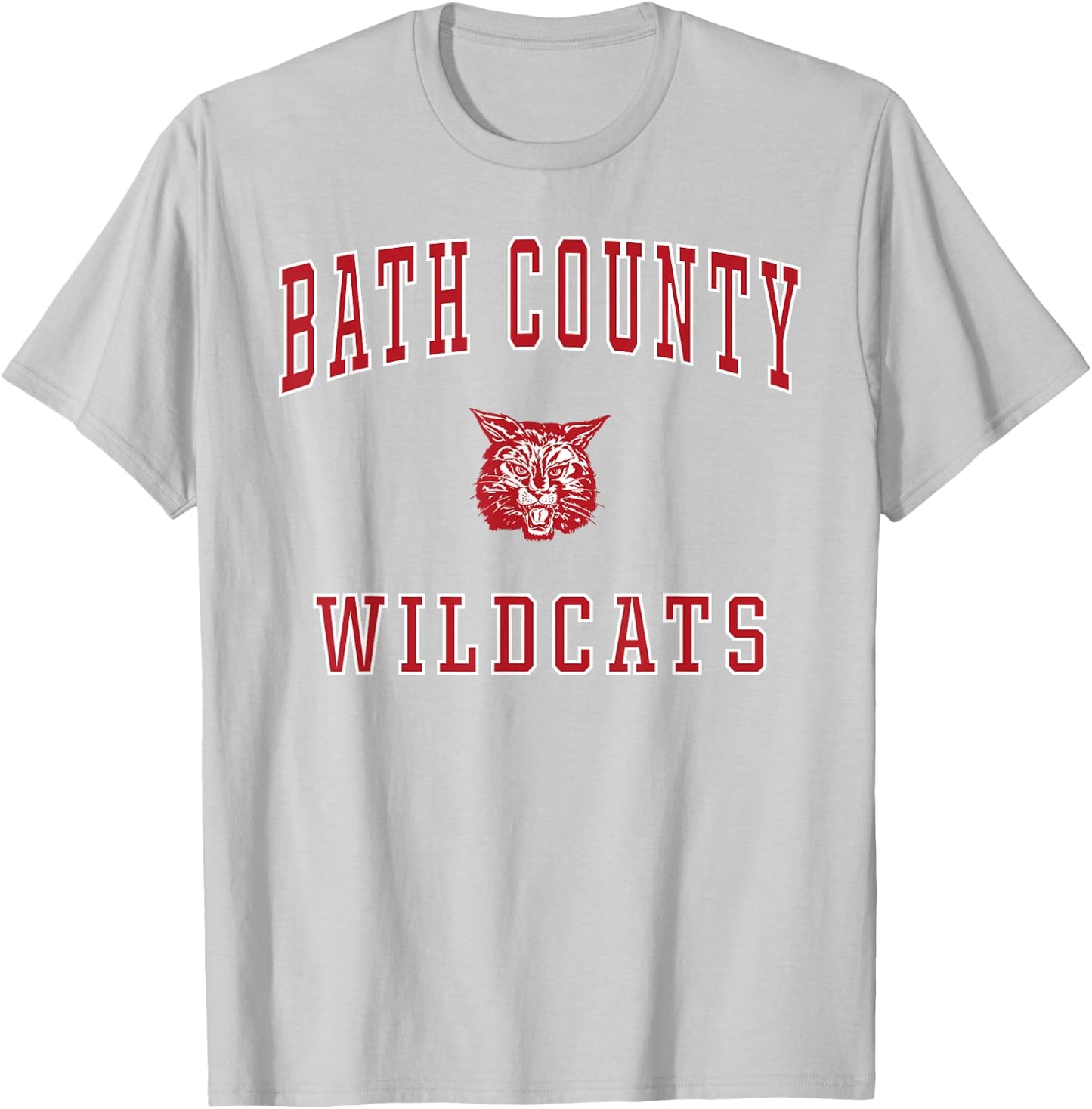 Bath County High School Wildcats T-Shirt - T-Shirt | Ash