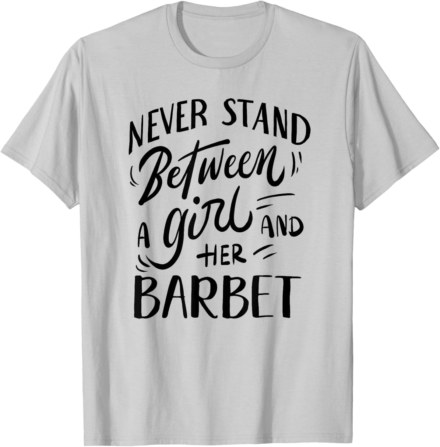 Dog Owner Gift A Girl And Her Barbet T-Shirt - T-Shirt | Ash