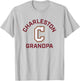College of Charleston Cougars Arched Grandpa T-Shirt - T-Shirt | Ash