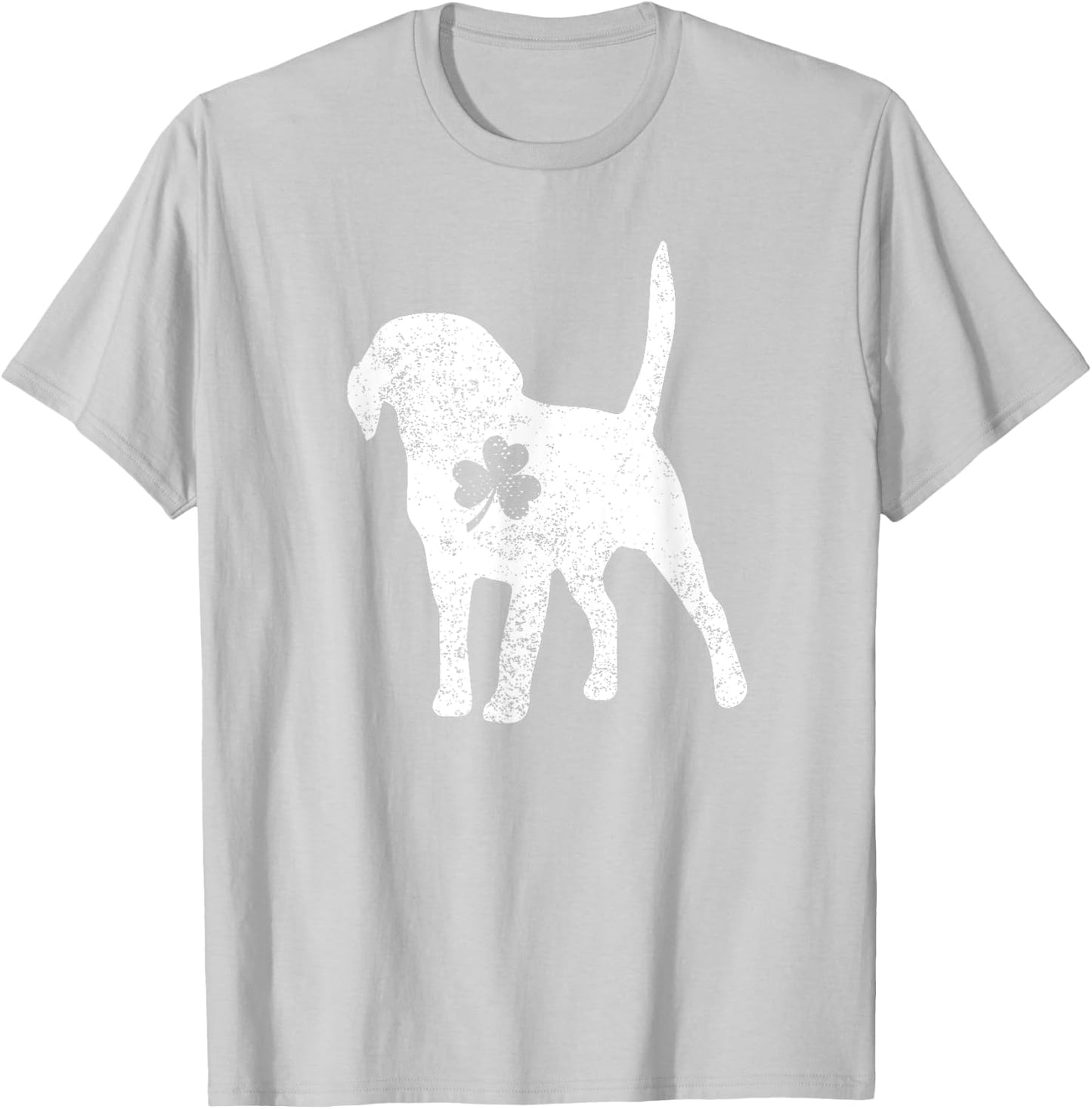 Labrador Shamrock St Patricks Day Lab Dog Lover Gift T-Shirt - T-Shirt | Ash