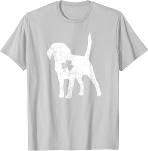 Labrador Shamrock St Patricks Day Lab Dog Lover Gift T-Shirt - T-Shirt | Ash