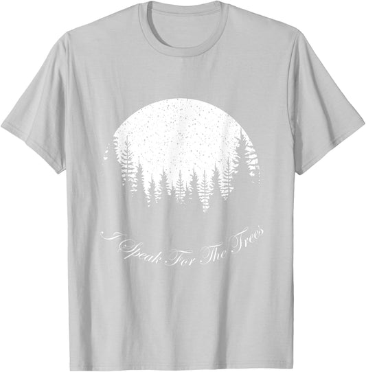 I Speak For The Trees Happy Earth Day 2023 T-Shirt - T-Shirt | Ash