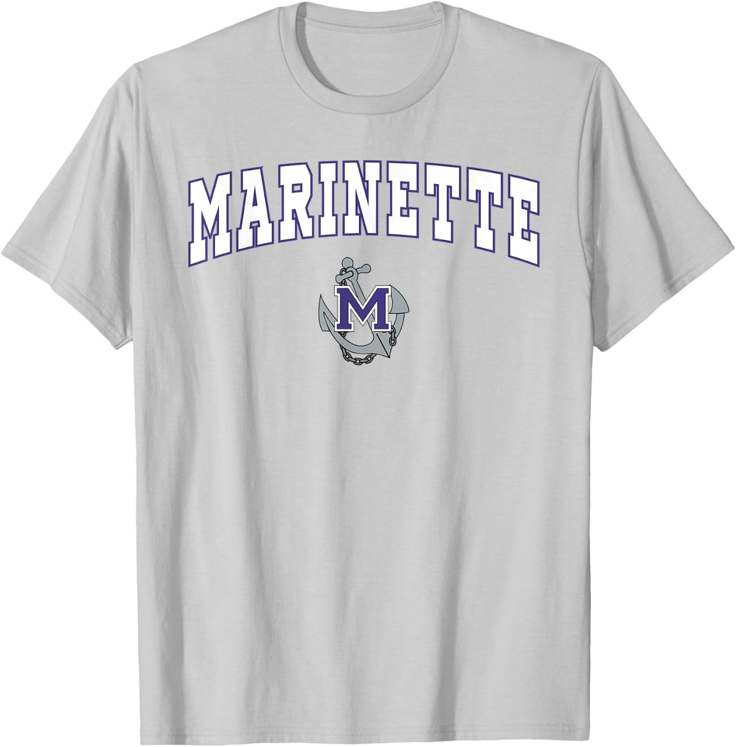 Marinette High School Marines T-Shirt - T-Shirt | Ash