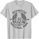 Redwood National Park 1968 California Del Norte Humboldt T-Shirt - T-Shirt | Ash