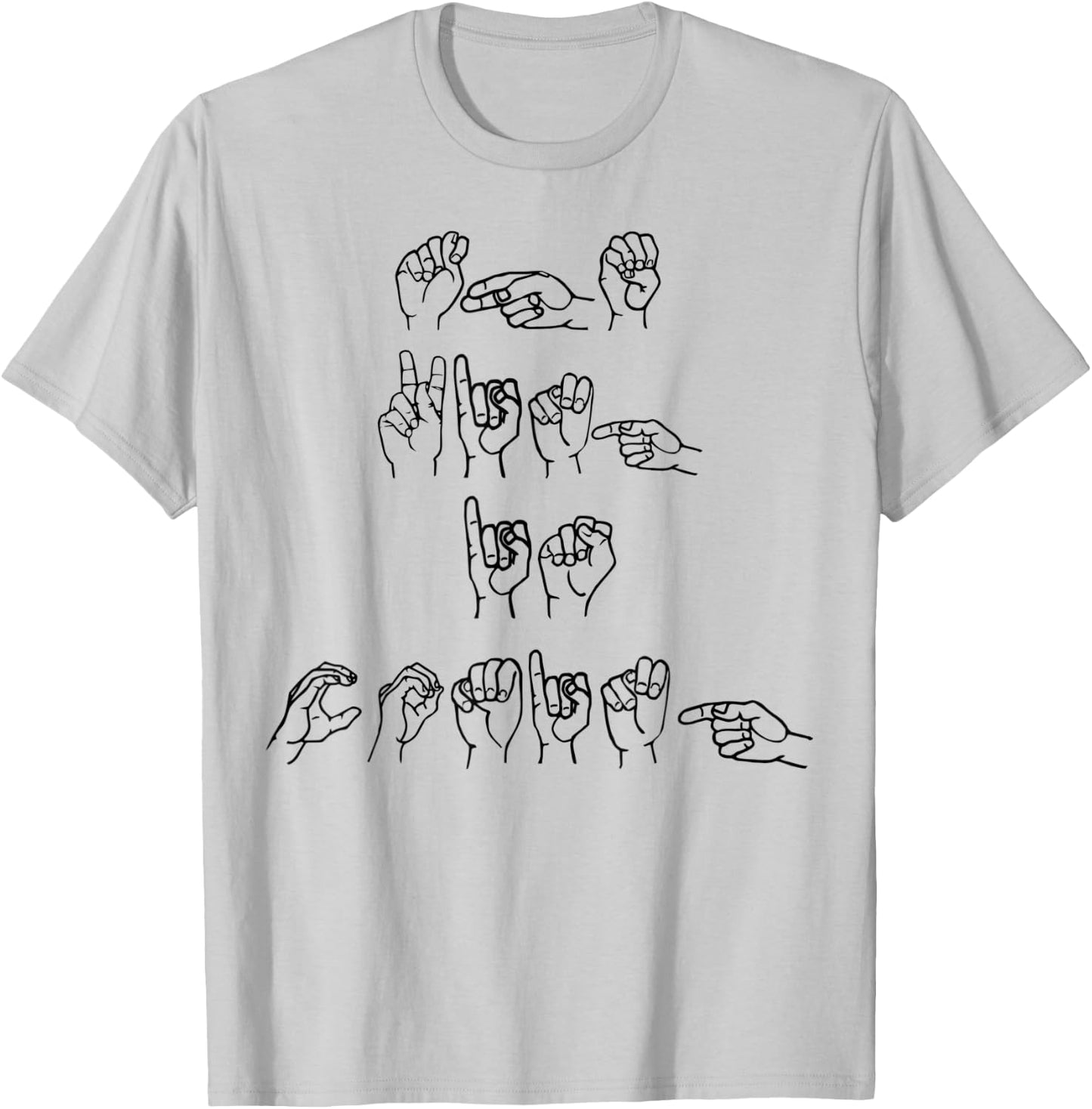 Deaf ASL The King Is Coming Revelation Christian Rapture T-Shirt - T-Shirt | Ash