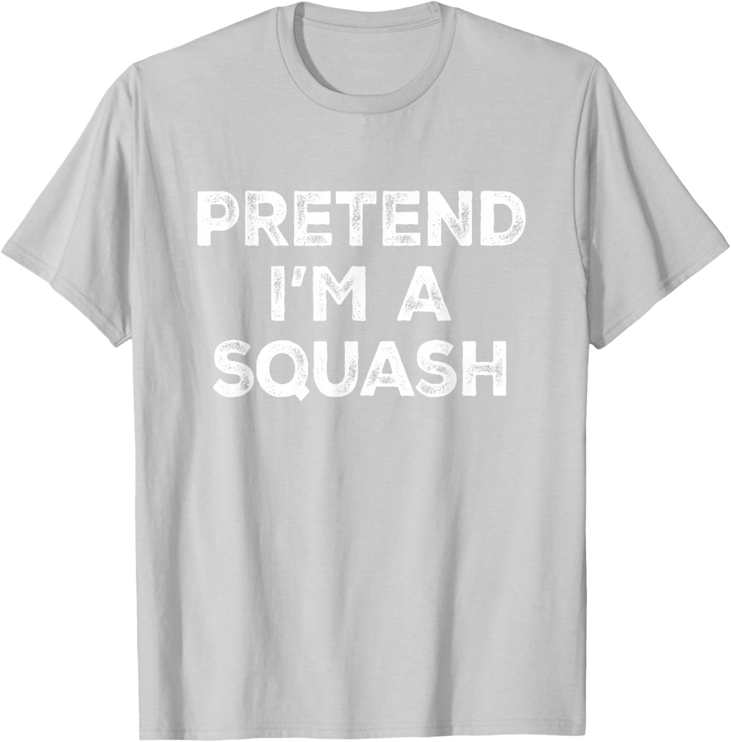 Pretend I'm A Squash Lazy Halloween Costume T-Shirt - T-Shirt | Ash