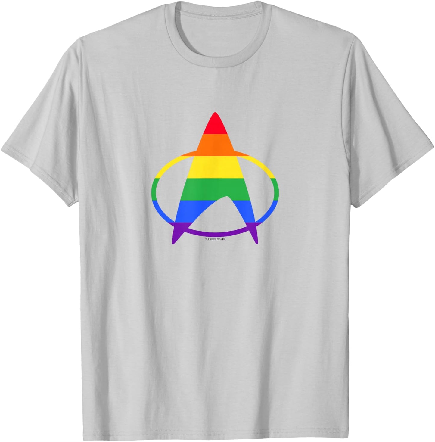 Star Trek: The Next Generation Pride Delta T-Shirt - T-Shirt | Ash
