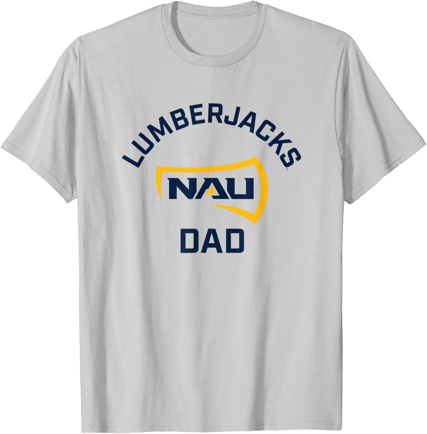 Northern Arizona NAU Lumberjacks Arched Dad T-Shirt - T-Shirt | Ash