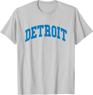 DETROIT - Throwback Design - Classic T-Shirt - T-Shirt | Ash
