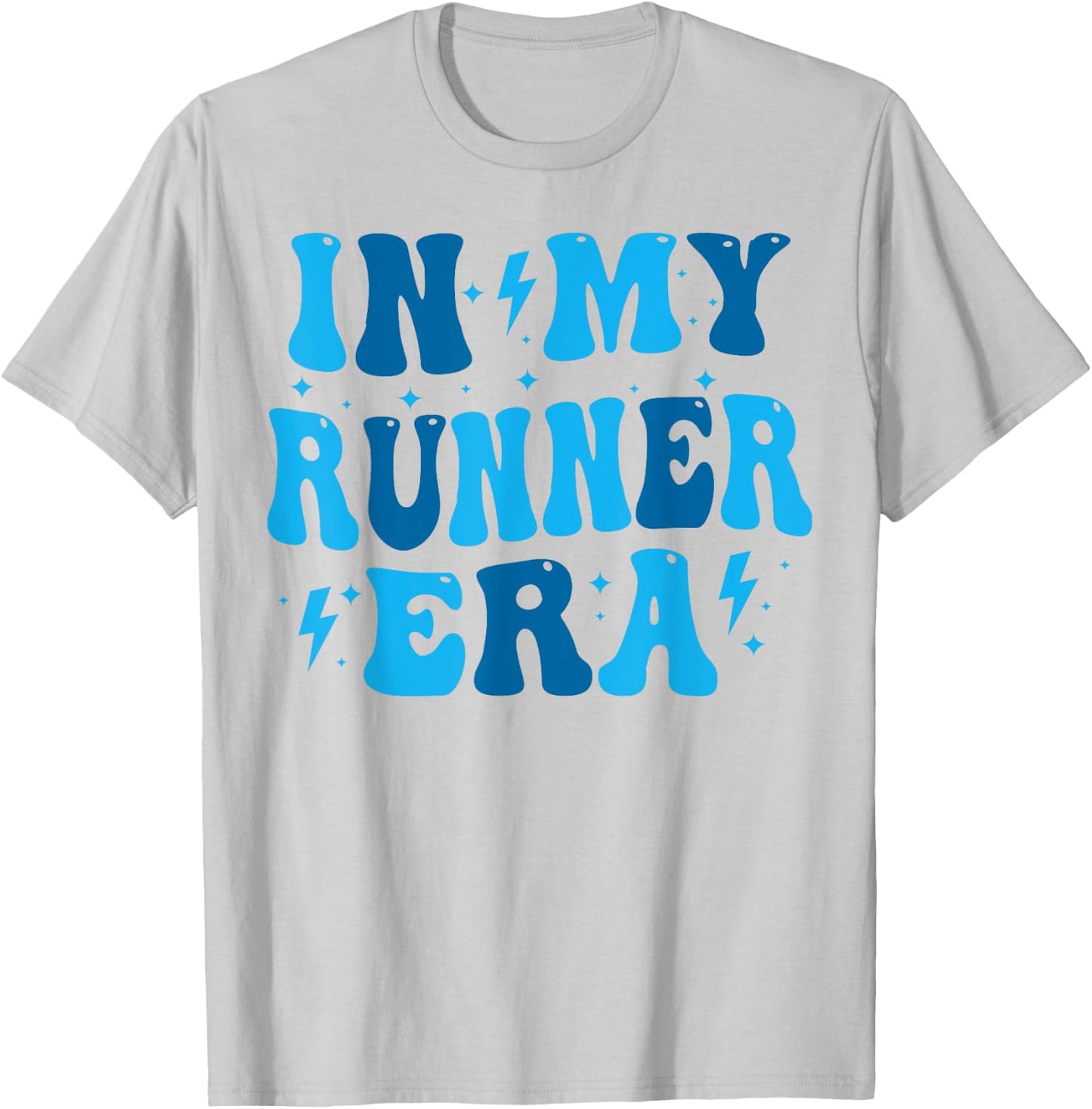 In My Runner Era Groovy Running Lover Runner T-Shirt - T-Shirt | Ash