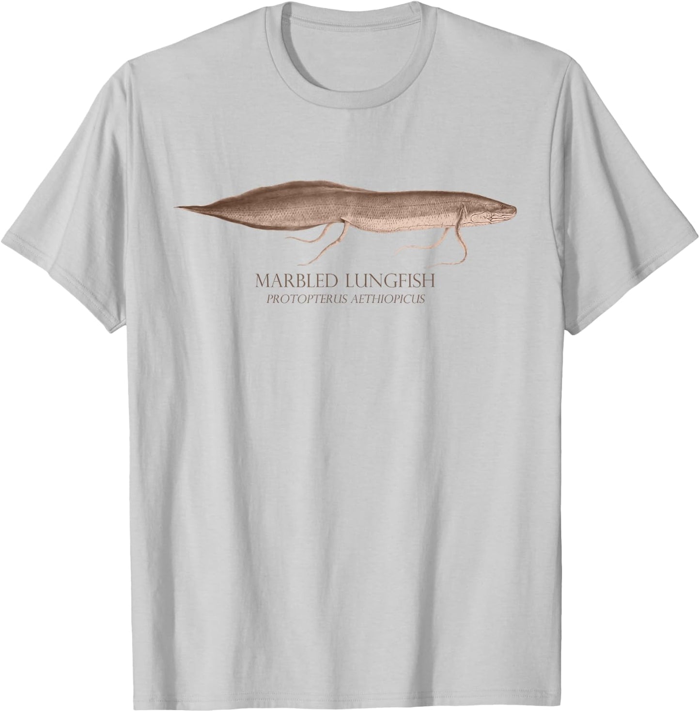 Lungfish Aquarium Fish Keeper Protopterus Aquarist Fish Gift T-Shirt - T-Shirt | Ash
