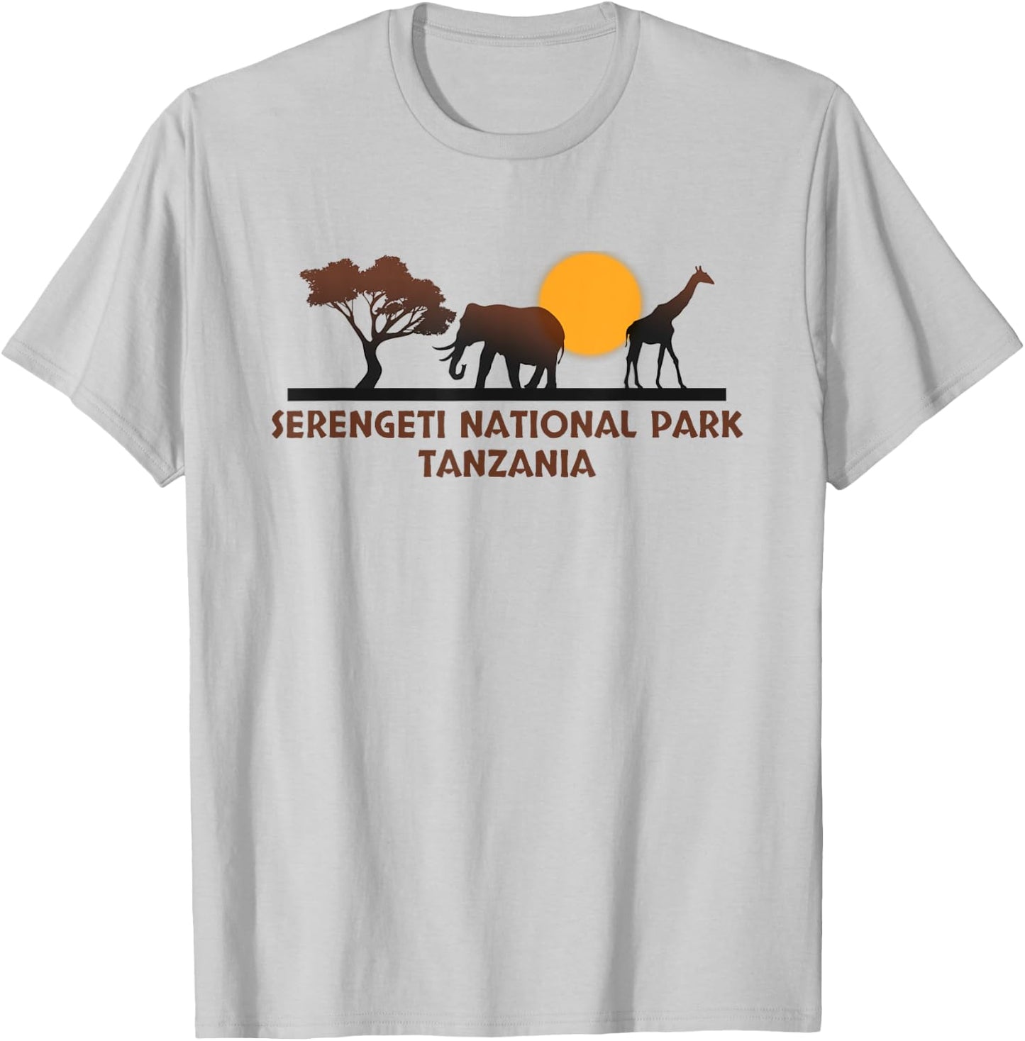 Serengeti National Park Tanzania T-Shirt - T-Shirt | Ash