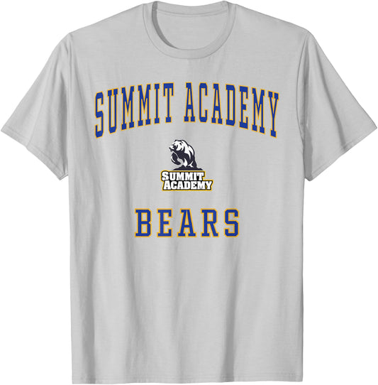 Summit Academy Bears T-Shirt - T-Shirt | Ash