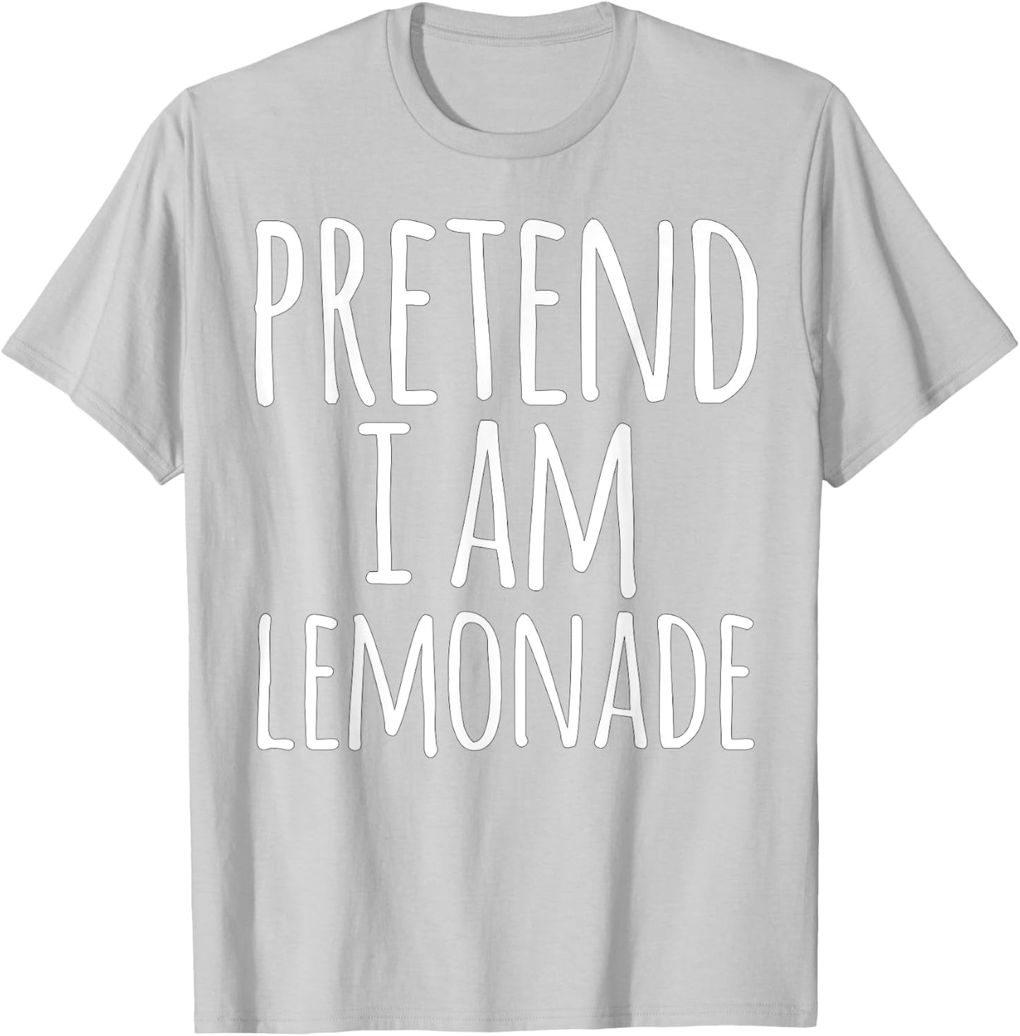 Funny Easy Lazy Halloween PRETEND I'M A LEMONADE Costume T-Shirt - T-Shirt | Ash