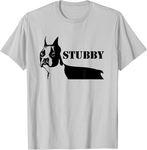 Sergeant Stubby - American Army Dog WWI America Animal T-Shirt - T-Shirt | Ash