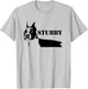 Sergeant Stubby - American Army Dog WWI America Animal T-Shirt - T-Shirt | Ash