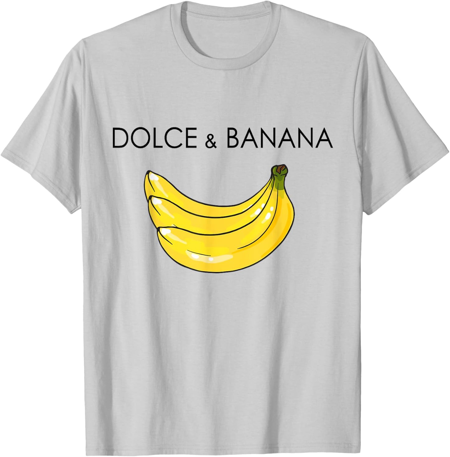 Dolce And Banana Funny Banana Fruit Funny Graphic Design T-Shirt - T-Shirt | Ash