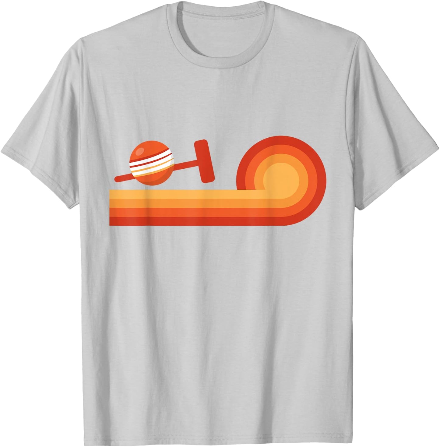 Retro Croquet Gift Croquet Shirts Men Team Coach T-Shirt - T-Shirt | Ash