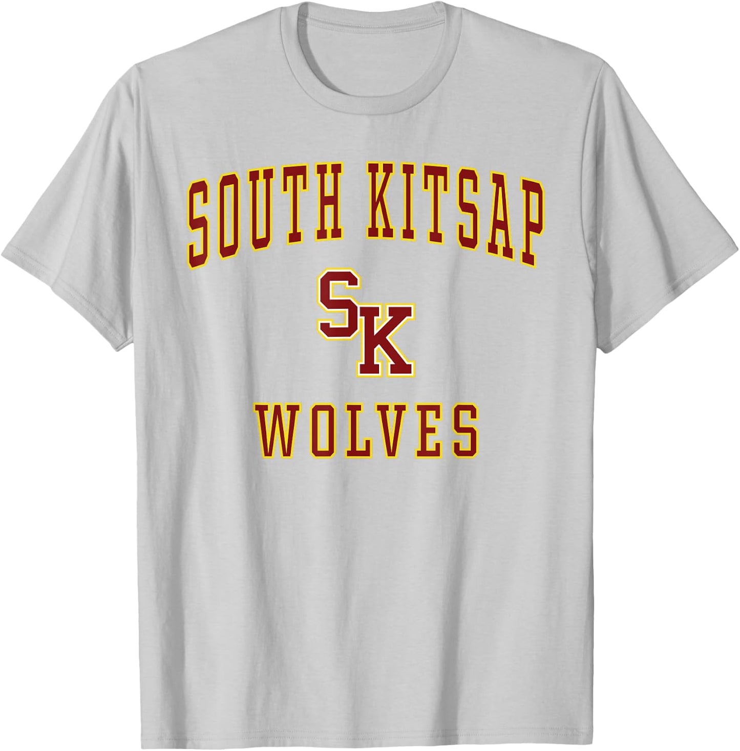 South Kitsap High School Wolves T-Shirt - T-Shirt | Ash