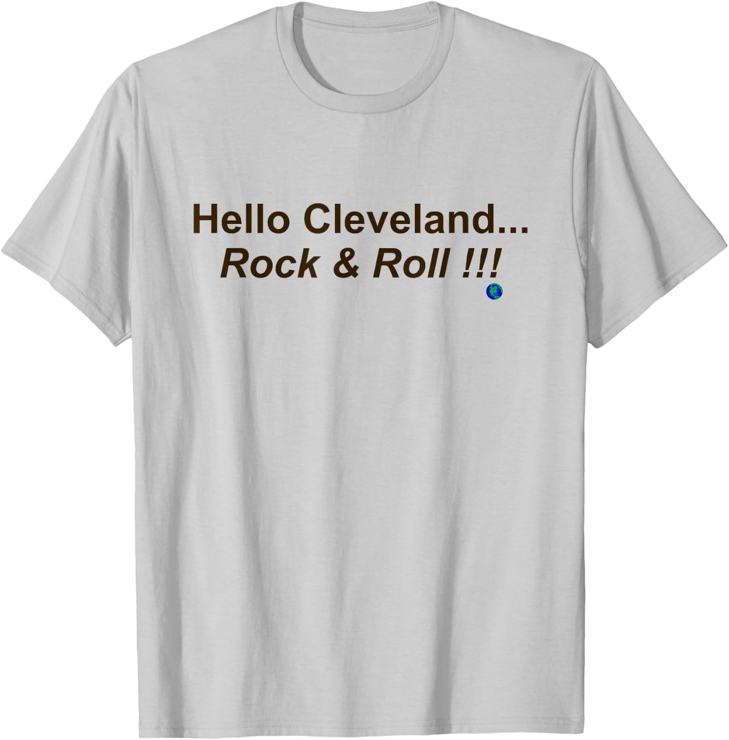 Hello Cleveland T-Shirt - T-Shirt | Ash