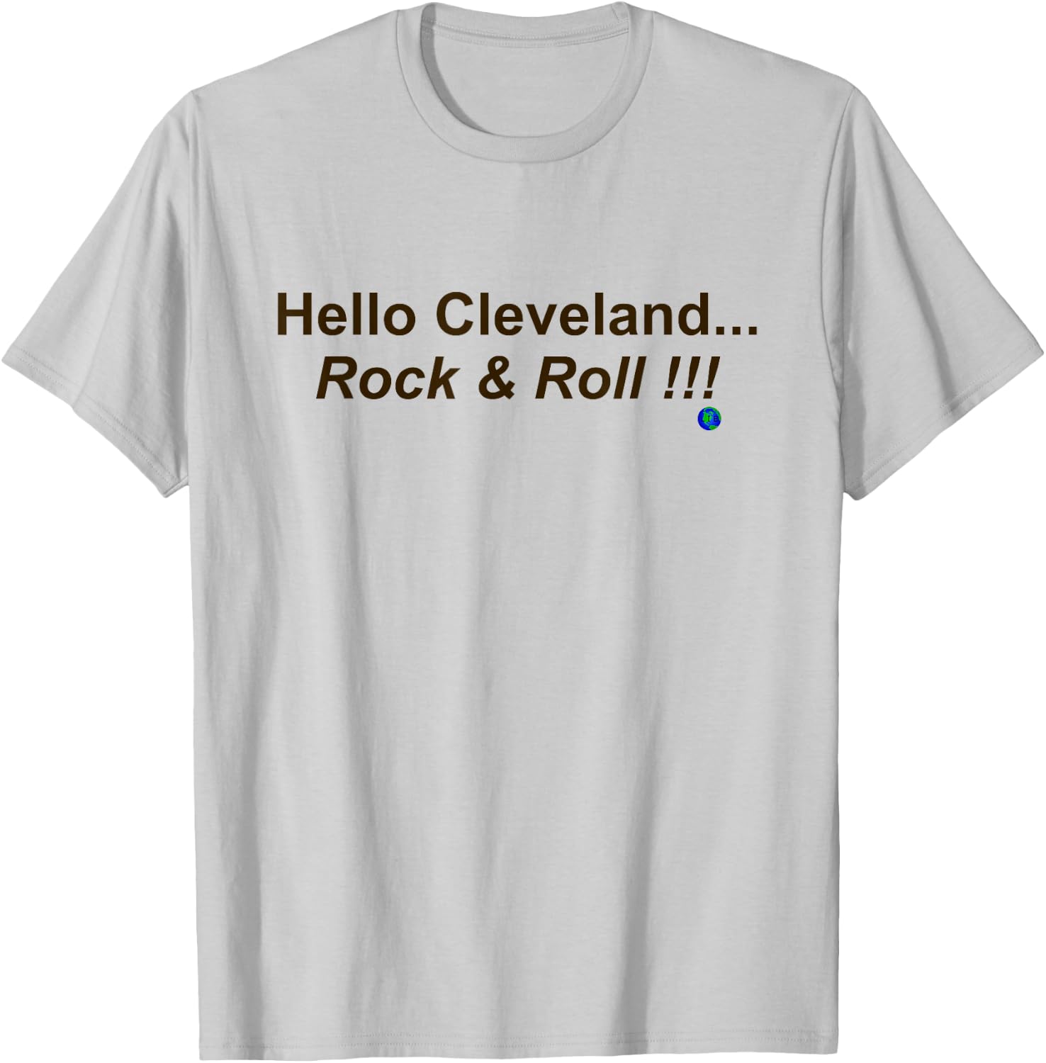 Hello Cleveland T-Shirt - T-Shirt | Ash