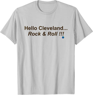 Hello Cleveland T-Shirt - T-Shirt | Ash
