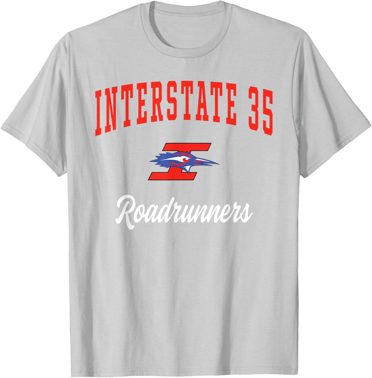 Interstate 35 High School Roadrunners T-Shirt - T-Shirt | Ash